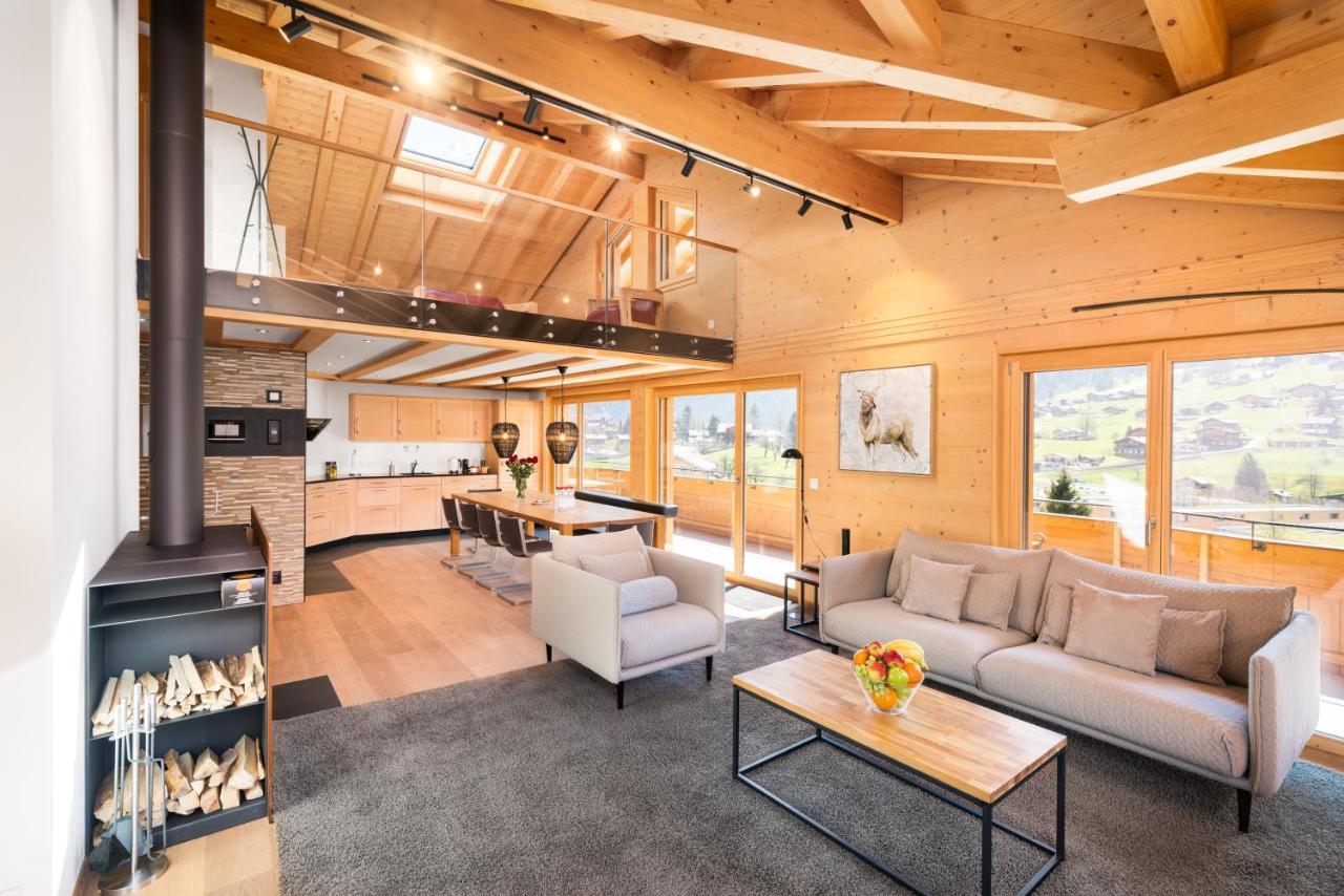 Chalet Alia And Apartments-Grindelwald By Swiss Hotel Apartments מראה חיצוני תמונה